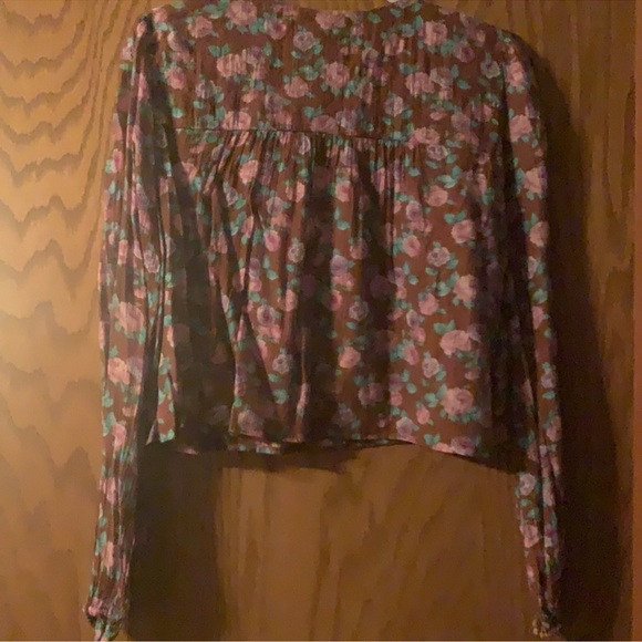 CHRISTY DAWN Medium Floral Button Up Top Dead Stock Rare - Picture 5 of 5